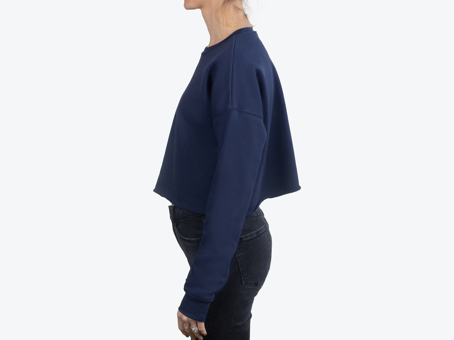 Custom Women’s Cropped Crew Fleece – Add Your Logo or Design
