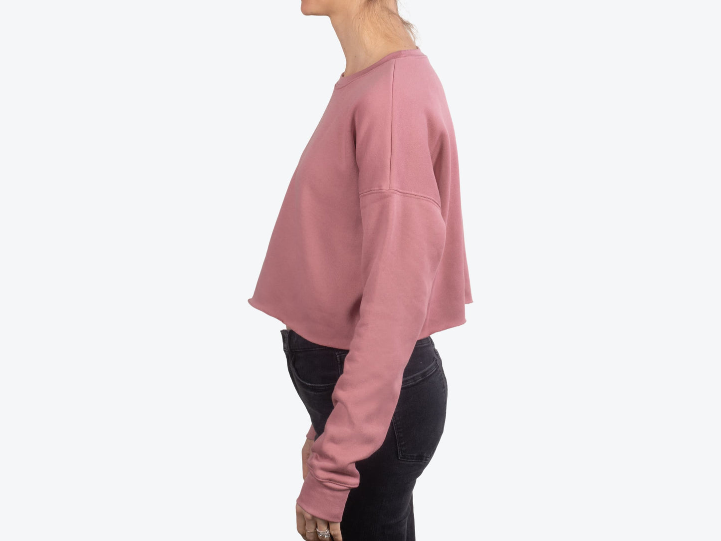 Custom Women’s Cropped Crew Fleece – Add Your Logo or Design