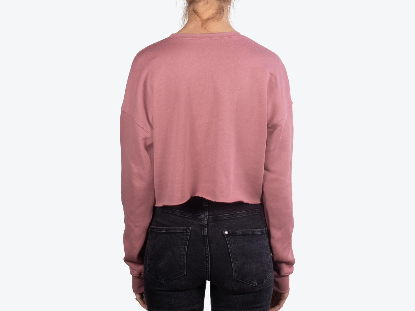 Custom Women’s Cropped Crew Fleece – Add Your Logo or Design