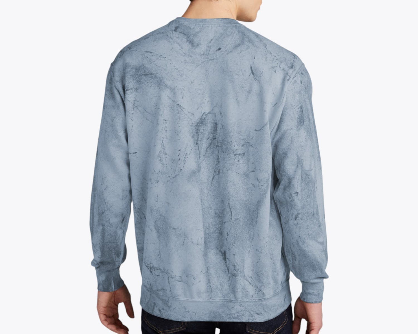 Custom Color Blast Crewneck Sweatshirt – Add Your Logo or Design