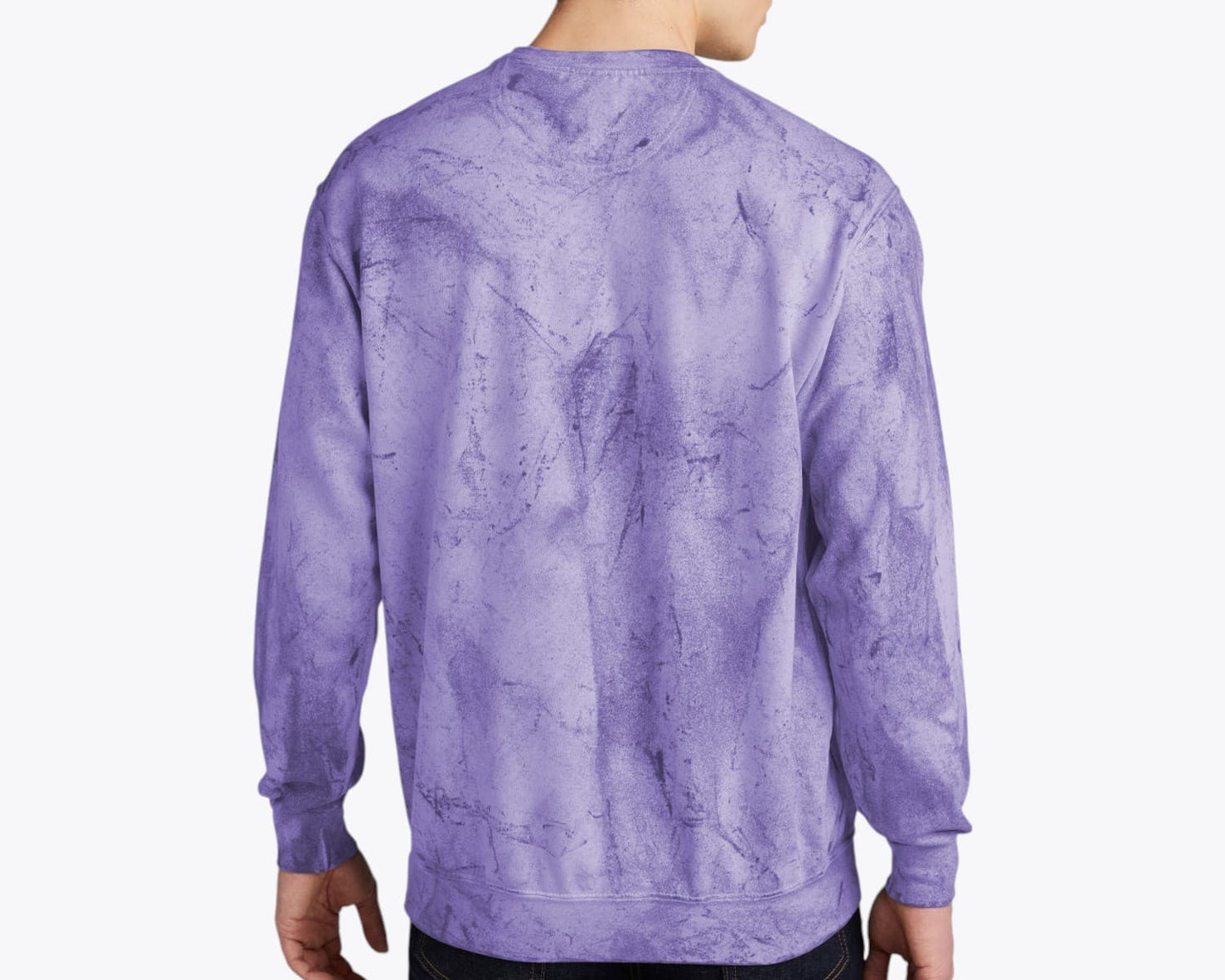 Custom Color Blast Crewneck Sweatshirt – Add Your Logo or Design
