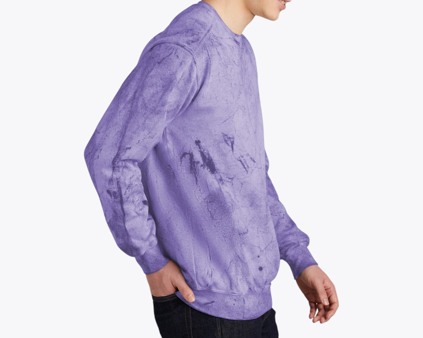 Custom Color Blast Crewneck Sweatshirt – Add Your Logo or Design