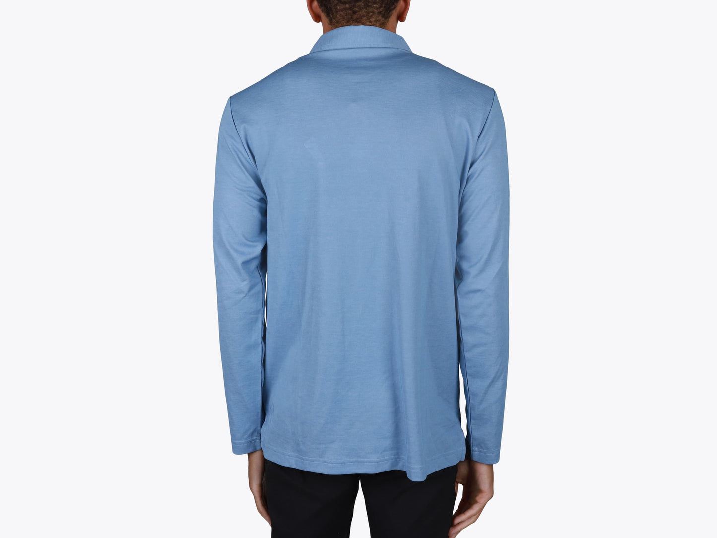 Custom Oceanside Heather Long Sleeve Polo – Add Your Logo or Design
