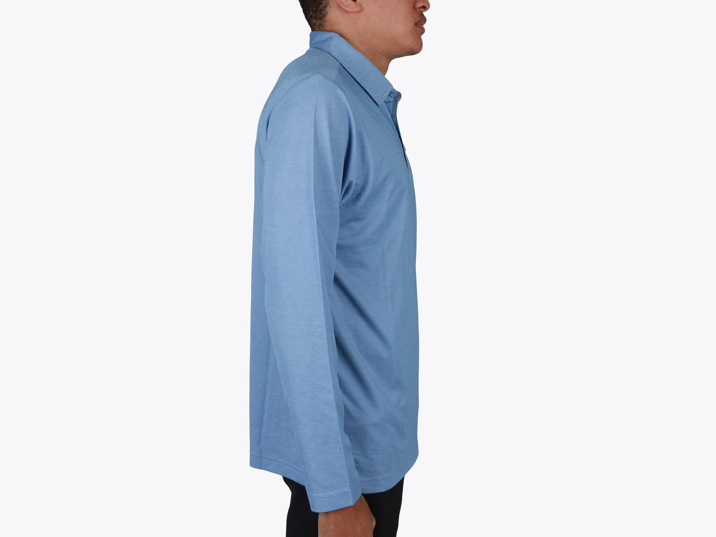 Custom Oceanside Heather Long Sleeve Polo – Add Your Logo or Design