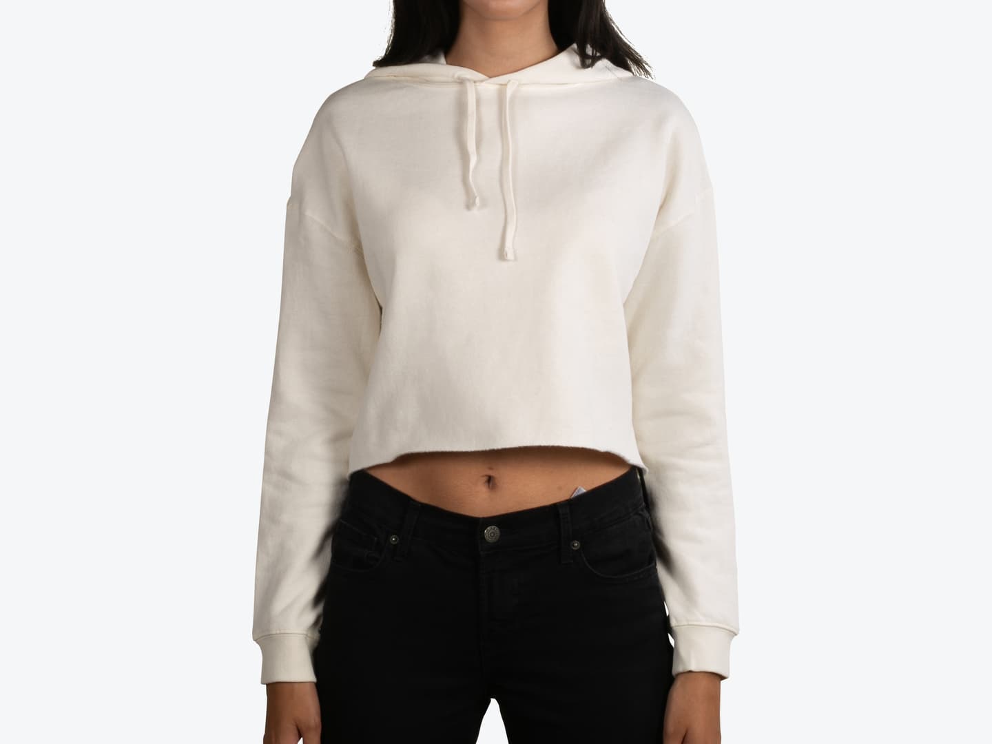 Custom Women’s Lightweight Crop Hoodie – Add Your Logo or Design