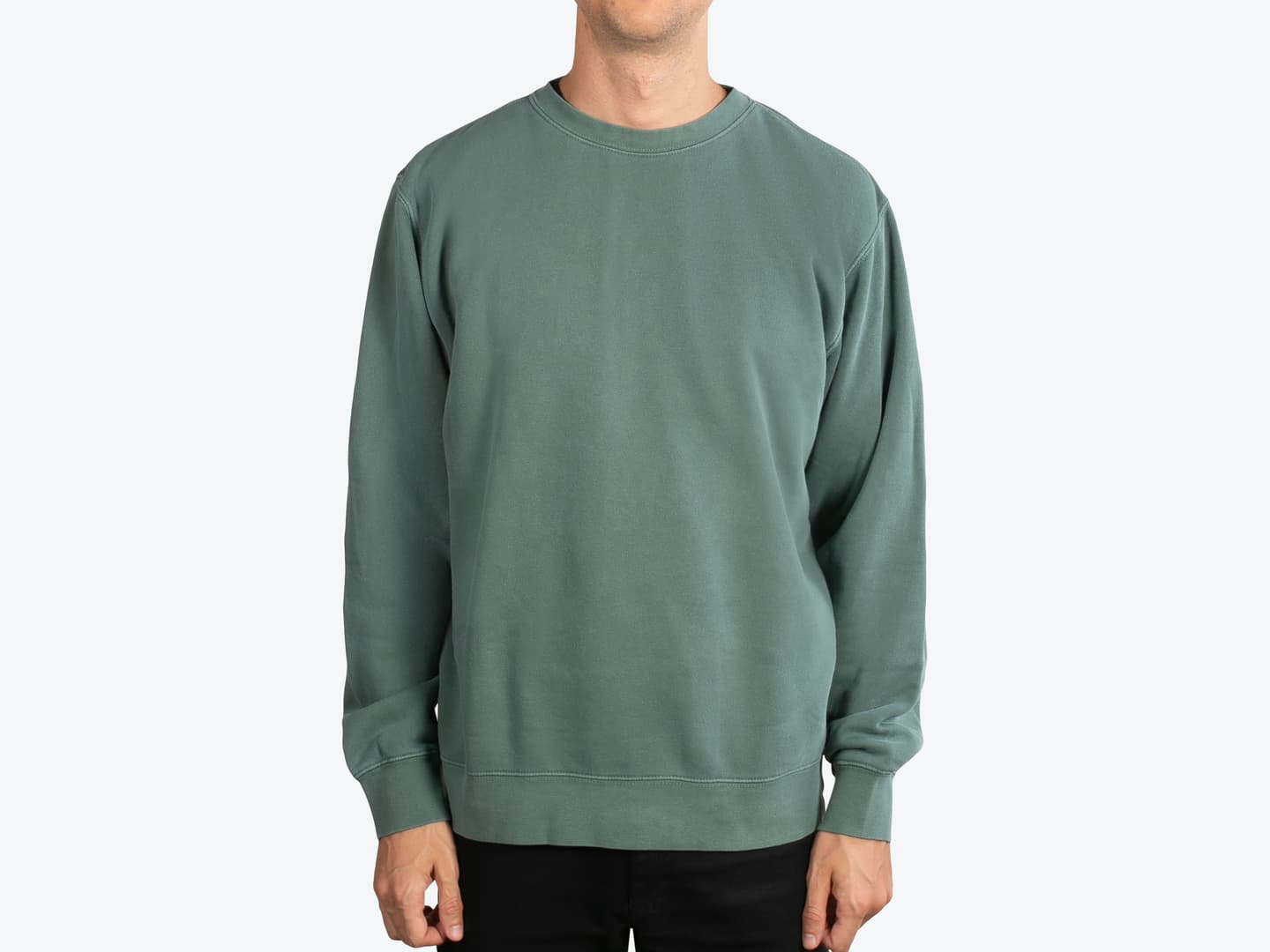 Custom Unisex Pigment-Dyed Crewneck Sweatshirt – Add Your Logo or Design