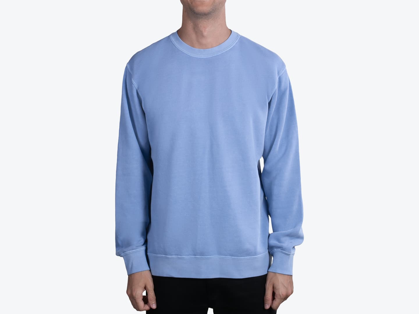 Custom Unisex Pigment-Dyed Crewneck Sweatshirt – Add Your Logo or Design