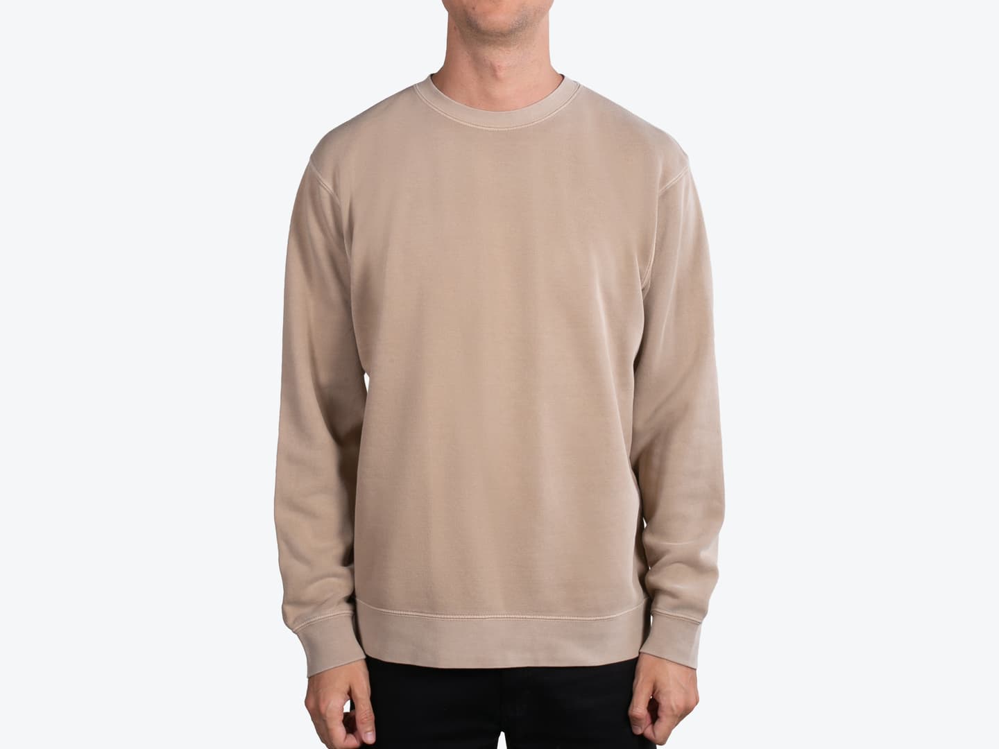 Custom Unisex Pigment-Dyed Crewneck Sweatshirt – Add Your Logo or Design