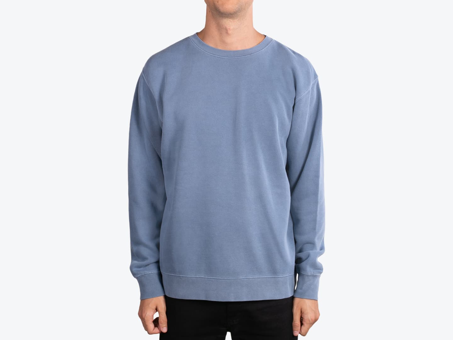 Custom Unisex Pigment-Dyed Crewneck Sweatshirt – Add Your Logo or Design