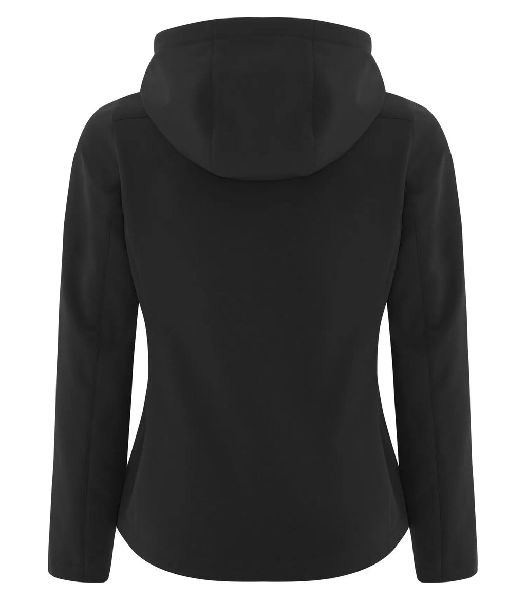 Coal Harbour L7605 | Hooded Water Repellent Soft Shell Ladies Jacket