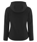 Coal Harbour L7605 | Hooded Water Repellent Soft Shell Ladies Jacket