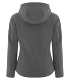 Coal Harbour L7605 | Hooded Water Repellent Soft Shell Ladies Jacket
