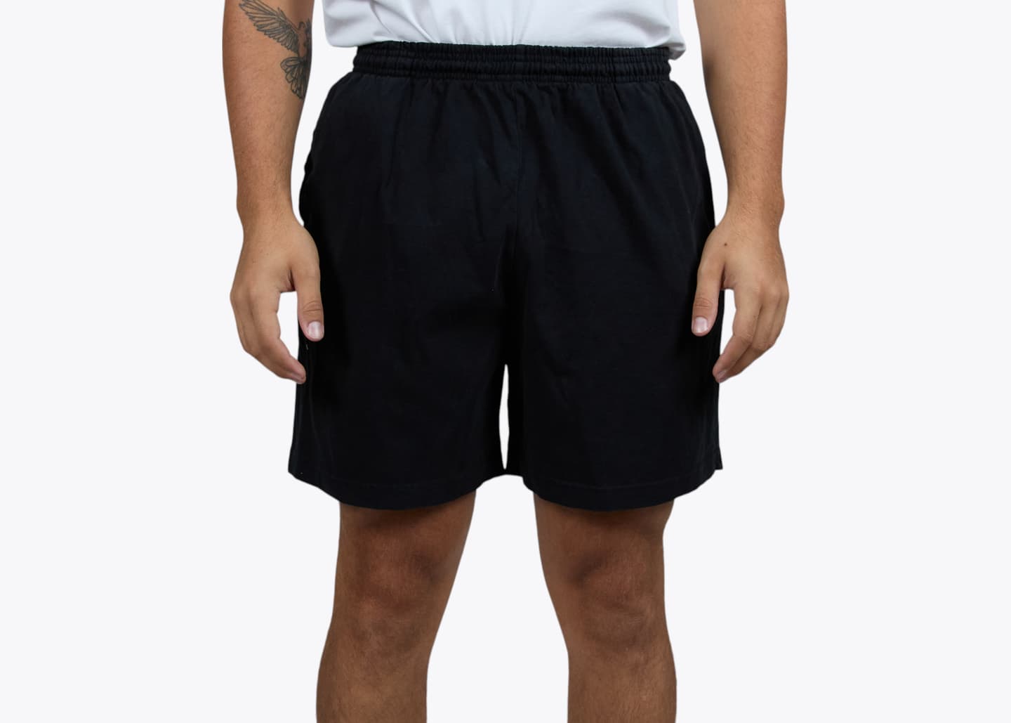 Custom Men’s Heavy Jersey Mid Shorts – Add Your Logo or Design