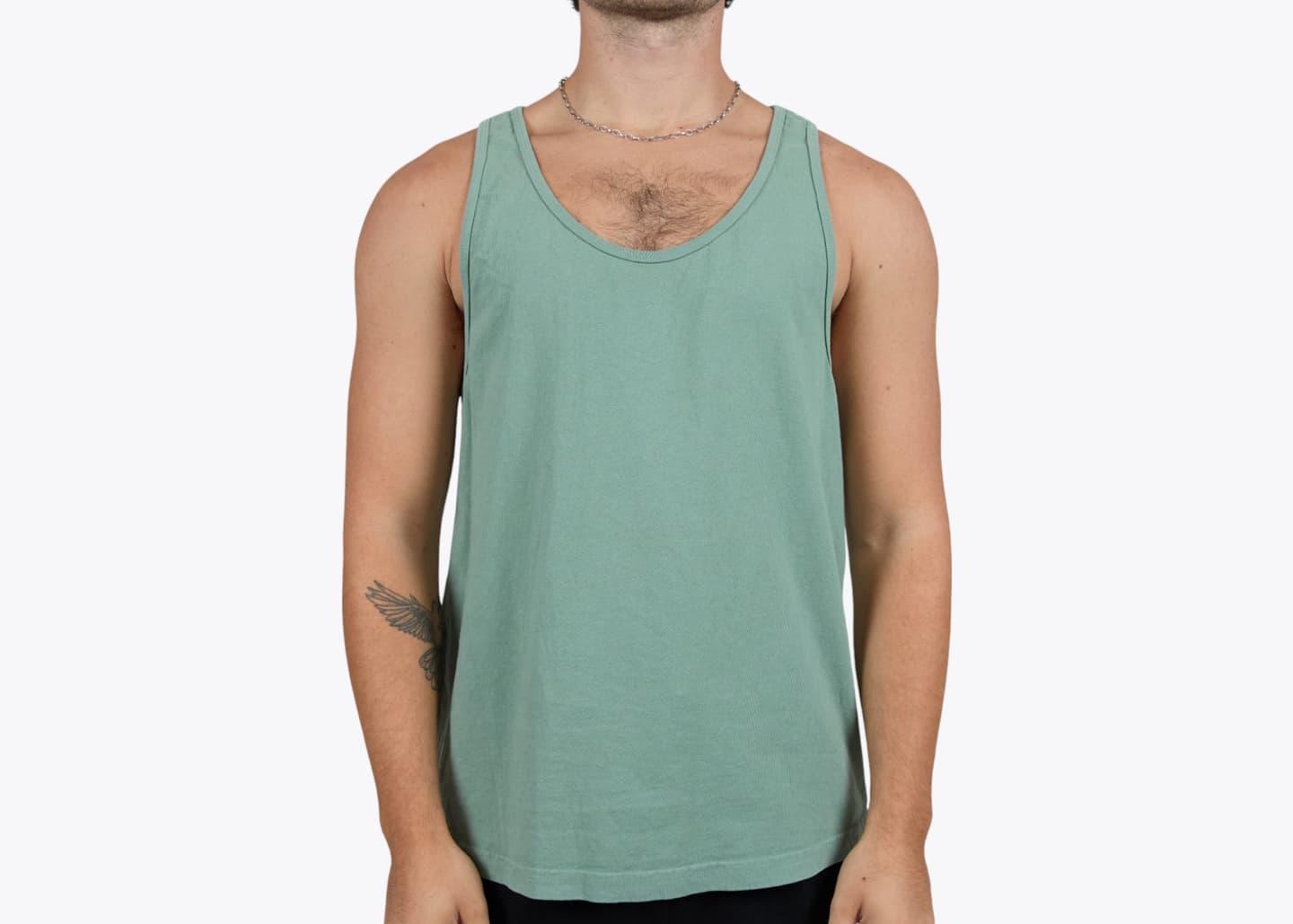 Custom Garment-Dyed Basic Tank – Add Your Logo or Design