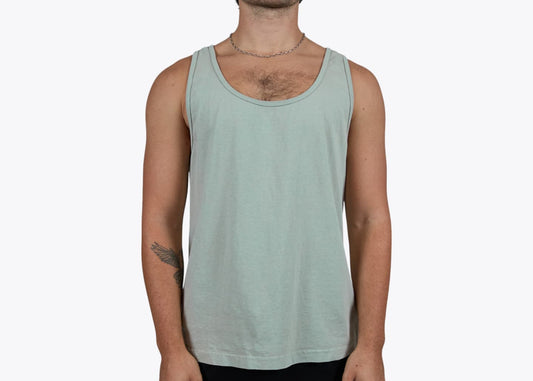 Custom Garment-Dyed Basic Tank – Add Your Logo or Design
