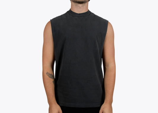 Custom Heavyweight Sleeveless Tee – Add Your Logo or Design