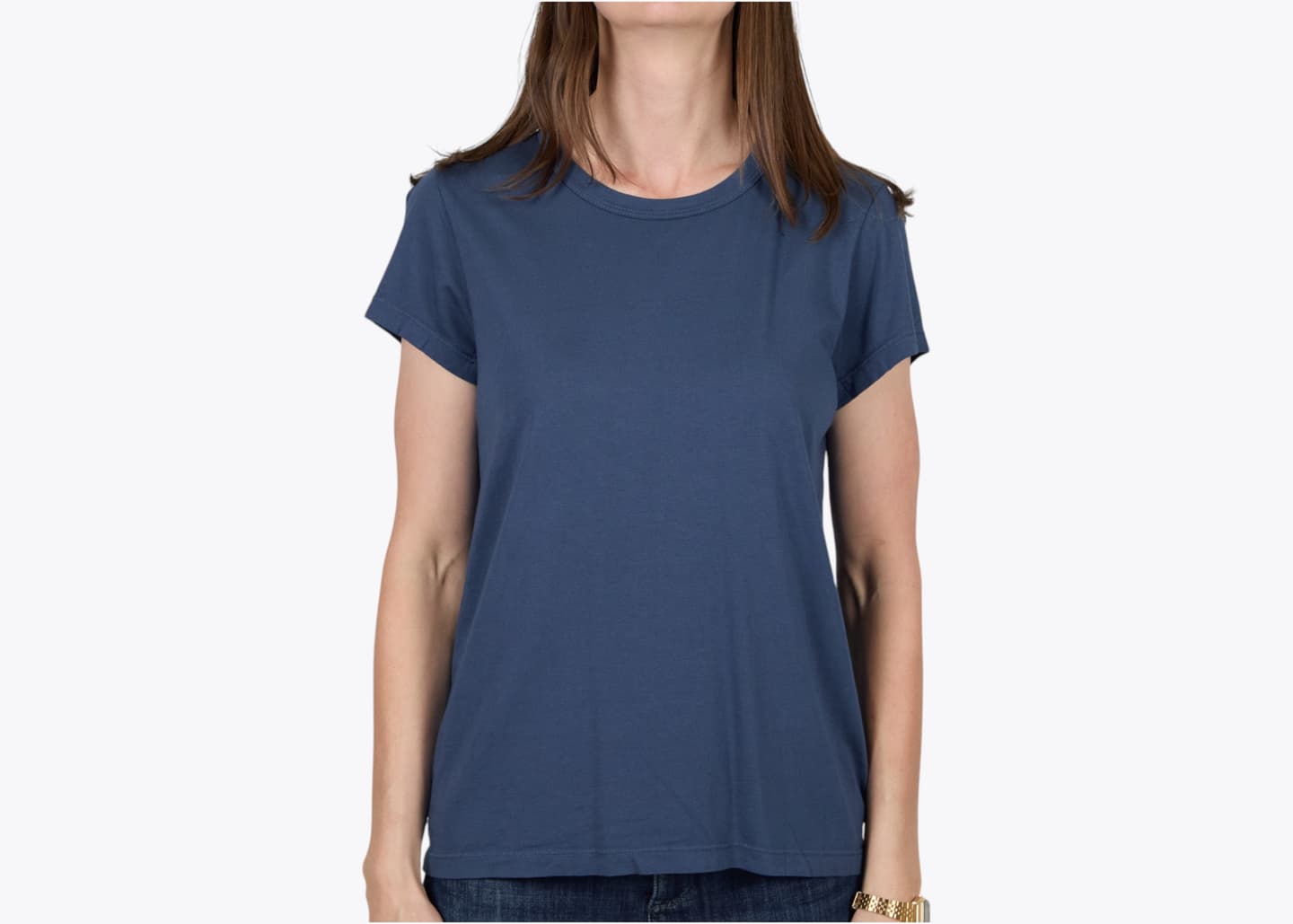 Custom Women’s Signature Crewneck T-Shirt – Add Your Logo or Design